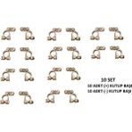 Akü Kutup Başı (+) (-) 10 Set Kutupbaşı (Paket Içeriği 20 Adettir)
