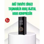 Akü Takviye Cihazı Jump Starter Ve Dijital Hava Kompresörü