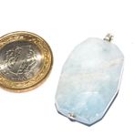 Akuamarin Doğal Taş Kolye Ucu