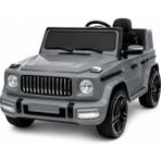 Akülü Çocuk Arabası Suv Jeep Gri – Uzaktan Kumandalı, Müzik ve Far Özellikli