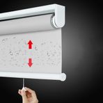 Akülü Karartma Stor Perde Otomatik Yaylı Gölgeler UV Korumalı Kumaş Pencere Kaplamaları Ev için Özel Geri Çekilebilir Perdeler 80 cm x 170 cm (31 inç x 67 inç)