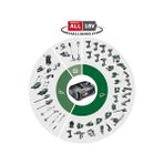 Akülü Kenar Kesme Makinesi Easygrasscut 18V-26 (Akü Olmadan, 18 Volt Sistemi, Kesme Çapı: 26 cm