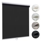 Akülü Termal Stor Perde - Banyo Mutfak Ofis için Işık Filtreleme UV Koruma Tonları - Kolay Uyum Siyah 147 cm G x 90 cm Y Yalıtımlı Gizlilik Çözümleri