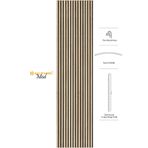 Akupanel MOD14 60X245 cm Meşe Renk Akustik Ahşap Duvar Paneli