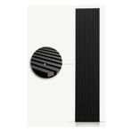 Akupanel Plus 60x245 Cm Mat Siyah Renk Akustik Ahşap Duvar Paneli