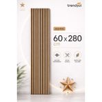Akustik Duvar Paneli - 60 x 280 - Naturel Meşe - 1 Adet