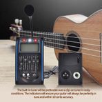 Akustik Gitar Preamp'a 14 × 11 × 6 5 Bant Preamp Eq Ekolayzer Akustik Gitar Için Piezo Dijital Tuner Pikap