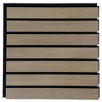 Akustik Keçe üzerine (3mm) Ahşap Desenli HDF Panel – Modüler, Dayanıklı ve Fonksiyonel 50x50cm