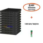 Akustik Yumurta Sünger 60Dns Yanmaz 50Cmx50cm 25Mm (10Adet + 1 Sprey Yapıştırıcı)