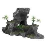 Akvaryum Dekor kayaları, Akvaryum dekorasyonları Simülasyon Rockery şekil Manzara Saklıyor Mağara Akvaryumu Dekor Süslemesi Balık ı Balık Karides oyunları Için Dekorasyon