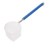 Akvaryum ı Için Metal kancalı Paslanmaz çelik Karides Net, Hafif Ve Taşınabilir Küçük Balıklar Almak Için Hafif Ve Taşınabilir Harika Aksesuarlar, Pole 20-57.5cm (Yuvarlak ağ)