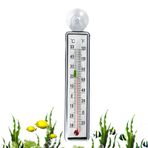 Akvaryum Sıcaklık Göstergesi,Terrarium Sıcaklık Monitörü | Çarpışmaya Dayanıklı Yapışkanlı Termometre Balık Tankı Terrarium Sera İç Mekan Sürüngen Kutusu İçin