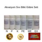 Akvaryum Sıvı Bitki Gübresi Seti 6'lı N-P-K-ME-Fe-Ex