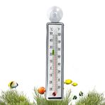 Akvaryum Termometreleri,Terrarium Sıcaklık Monitörü | Çarpışmaya Dayanıklı Yapışkanlı Termometre Balık Tankı Terrarium Sera İç Mekan Sürüngen Kutusu İçin