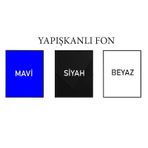 Akvaryum Yapışkanlı Fon ( Folyo ) 100cm X 60cm (H) Siyah