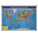 Akyazı 70x100 Dünya Fiziki Harita
