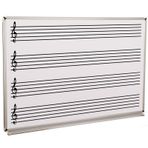 Akyazı Emaye Müzik Çizgili 120x240 cm Yazı Tahtası