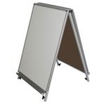 Akyazı Laminat Çift Taraflı Üçgen Tip 50x70 cm Yazı Tahtası
