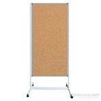 Akyazı Mobil Paravan Çift Taraf Mantar 90x180 cm Pano
