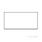 Akyazı Yazı Tahtası Duvara Monte Laminant 50x70 (Beyaz) - 50 x 70 cm