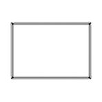 Akyazı Yazı Tahtası Duvara Monte Laminant 65x100 (Beyaz) - 65 x 100 cm