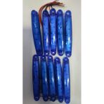 Akyol 9 Led Parmak Led Lamba 12 24 Volt Mavi 10 Adet