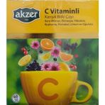 Akzer Karışık Bitki Çayı C Vitaminli 60 Süzen Poşet