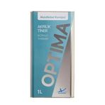 Akzonobel Optima Akrilik Tiner Yavaş 1 Litre