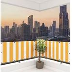 AL-CA HOME 0000032RY4 Sarı Balkon Demir Perdesi