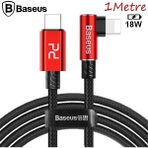 Al-Fil Teknoloji Baseus Mvp Elbow Type-C To iPhone Pd 18W Hızlı Şarj USB Kablo 1METRE-(5775) - Belirtilmemiş - Çok Renkli