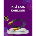 Al-Fil Teknoloji Dayanıklı 4’ü 1 Arada Çok Fonksiyonlu Hızlı Şarj Veri Kablosu - Belirtilmemiş - Çok Renkli