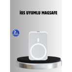 Al-Fil Teknoloji Magsafe Battery Pack – Kablosuz Hızlı Şarj Kompakt ve Taşınabilir Güç Bankası - Çok Renkli