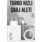 Al-Fil Teknoloji Şarj Aleti 67W Hızlı Şarj Turbo Type-C Uyumlu Şarj Adaptörü Kablosu - Belirtilmemiş - Çok Renkli