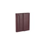 Al-Kar Ticaret 2k 5211 Ajanda Tarihsiz Çizgili 17 x 24 cm Ajanda/defter Hesap Makineli Deri Organizer, Bordo - -- - Option-1