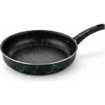 Al-Kar Ticaret 30 cm Teflon Tava, Yapışmaz Yüzey, Homojen Isı Dağılımı, Ergonomik Sap, Yeşil Mermer Desen - Option-1 - --