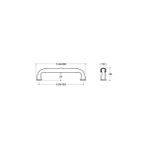 Al-Kar Ticaret 4224 Modern Kulp Altın Renk 128 mm Altın Tek Ebat SSY4224 0128 Gl