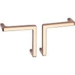 Al-Kar Ticaret 4706 Modern L Kulp Altın Renk 96 mm - Tek Adet Yarım Altın Tek Ebat SSY4706 0096 Gl
