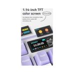 Al-Kar Ticaret Ajazz AK980 Kablosuz Hot-Swap Tft Ekranlı Mekanik Oyun Klavyesi 8.000 Mah Batarya Siyah - Maillard Switch - Option-1 - 001-Renkli