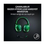 Al-Kar Ticaret Barracuda x Phantom Green Edition - Kablosuz Çoklu Platform Oyun Kulaklığı (285G, Triforce 40MM Sürücü, Çift Kablosuz Hyperspeed ve Bluetooth) Phantom Green - 1 GB - Acı Kahverengi - Option-1