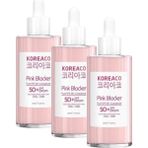 Al-Kar Ticaret Blocker Pink Yüzde Yüz Saf Spf 50+ Ton Eşitleyici Yüksek Uvb ve Uva Korumalı 50ML Güneş Serumu (3 Paketi) - Option-1