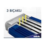 Al-Kar Ticaret Blue3 Slalom Kullan At Tıraş Bıçağı 8'li Standart 3lü Paket - Ahşap - Option-1 - 0 - 3 Yaş