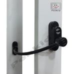 Al-Kar Ticaret Çelik Halatlı Kablolu Pvc Pencere Emniyet Çocuk Güvenlik Kilidi 3 Adet (Siyah) - Option-1 - Var