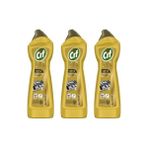 Al-Kar Ticaret Cif Krem Ekstra Parlaklık Altın Serisi Temizleyici, 500 Ml, 3'lü Paket, Mutfak Yüzeyleri Için - Option-1