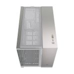 Al-Kar Ticaret Corsaır 2500X Small-Tower Matx Çift Bölmeli Pc Kasası – Sertleştirilmiş Panoramik Cam – Ters Bağlantı Anakart Uyumlu – Vantilatör Dahil – Beyaz/ Gri Alüminyum - 1 GB - Acı Kahverengi - Option-1
