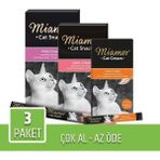 Al-Kar Ticaret Cream Karışık Kedi Ödülü 3lü Paket