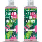 Al-Kar Ticaret Faıth In Nature%99 Doğal Besleyici Şampuan Tüm Saç Tipleri Için (Ejder Meyvesi, 400 Ml) (2 Paketi) - Option-1