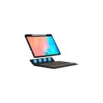 Al-Kar Ticaret - Galaxy Tab S10 Fe Border Keyboard Bluetooh Bağlantılı Standlı Klavyeli Tablet Kılıfı - Siyah - Option-1 - Altın