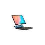 Al-Kar Ticaret - Galaxy Tab S11 Ultra Border Keyboard Bluetooh Bağlantılı Standlı Klavyeli Tablet Kılıfı - Siyah - Option-1 - Altın