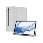 Al-Kar Ticaret Galaxy Tab S7 Fe / S7 Plus S8 Plus 12.4" ile Uyumlu Kılıf Kalem Bölmeli Smart X800 T730 T970 Gri - Option-1 - Altın
