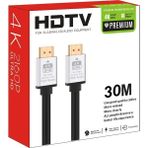 Al-Kar Ticaret HDMI Kablo 30 Metre 4K Hdtv 2160P 18GBPS Premium Altın Kaplama Uç Yüksek Hızlı Aktarım Plasma LCD Pc Ses Ekipmanları 30 Metre - Option-1 - Ahşap